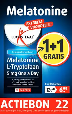 Lucovitaal Melatonine aanbieding