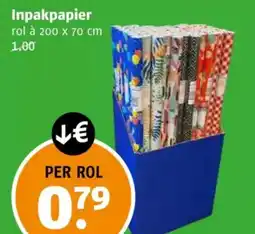 Poiesz Inpakpapier aanbieding