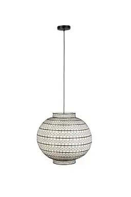 Wehkamp Dutchbone Ming Hanglamp Rond 45 cm - Wit aanbieding