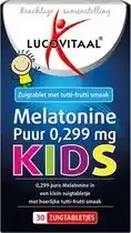 Wehkamp Lucovitaal Melatonine Puur Kids 0,299mg - 30 zuigtabletten aanbieding
