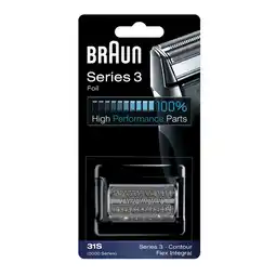 Bol.com Braun Series 3 31S Foil Zilver - Vervangend Scheerblad aanbieding