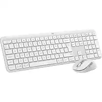 MediaMarkt Logitech Mk950 Signature Slim Draadloos Toetsenbord-en-muis-set Wit aanbieding