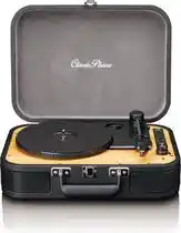 Bol.com Classic Phono Retro Platenspeler - Vinyl Koffer met Bluetooth - Auto-stop - TT-116BK - Zwart aanbieding