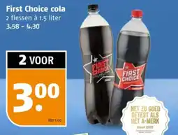 Poiesz First Choice cola aanbieding