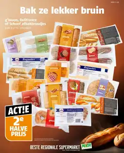 Poiesz G'woon, delifrance of Schoof afbakbroodjes aanbieding