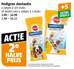 Poiesz Pedigree dentastix aanbieding