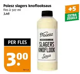 Poiesz Poiesz slagers knoflooksaus aanbieding