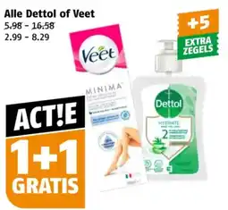 Poiesz Alle Dettol of Veet aanbieding