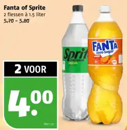 Poiesz Fanta of Sprite aanbieding