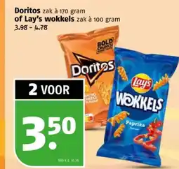 Poiesz Doritos of Lay's wokkels aanbieding