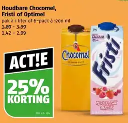 Poiesz Houdbare Chocomel, Fristi of Optimel aanbieding