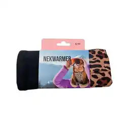 Etos Nekwarmer Panterprint aanbieding