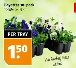 Poiesz Clayettes 10-pack aanbieding