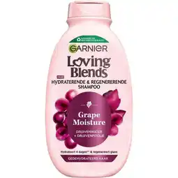 Etos Garnier Loving Blends Grape Moisture Shampoo 300 ML aanbieding