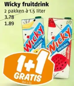 Poiesz Wicky fruitdrink aanbieding