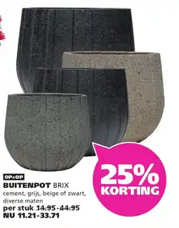 Ranzijn Buitenpot brix aanbieding