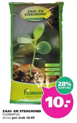 Ranzijn Zaai en stekgrond Florenti aanbieding