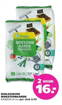 Ranzijn Biologische moestuinaarde aanbieding