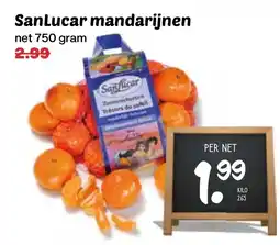 De Boerenschuur Sanlucar mandarijnen aanbieding