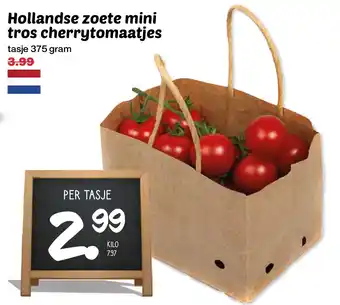 De Boerenschuur Hollandse zoete mini tros cherrytomaatjes aanbieding