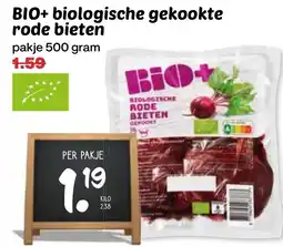 De Boerenschuur BIO+ biologische gekookte rode bieten aanbieding