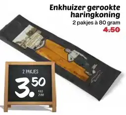 De Boerenschuur Enkhuizer gerookte haringkoning aanbieding