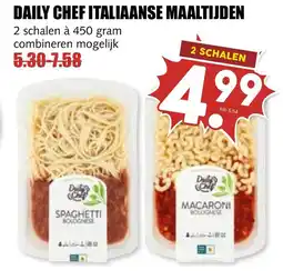 De Boerenschuur Daily chef italiaanse maaltijden aanbieding