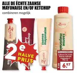 De Boerenschuur Alle de échte zaanse mayonaise en of ketchup aanbieding