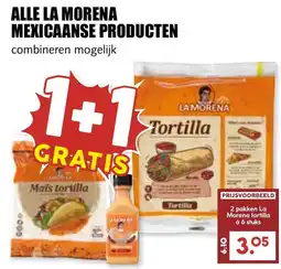 De Boerenschuur Alle la morena mexicaanse producten aanbieding