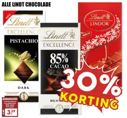 De Boerenschuur Alle lindt chocolade aanbieding