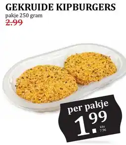 De Boerenschuur Gekruide kipburgers aanbieding