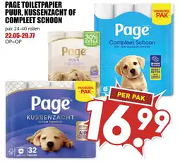 De Boerenschuur Page toiletpapier puur, kussenzacht of compleet schoon aanbieding