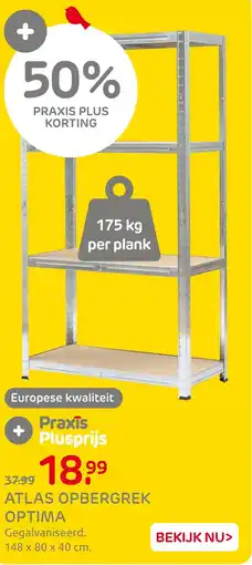 Praxis Atlas opbergrek optima aanbieding