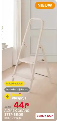 Praxis Altrex Grand step beige aanbieding