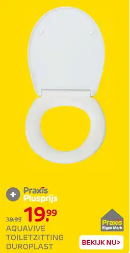 Praxis Aquavive Toiletzitting duroplast aanbieding