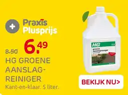 Praxis HG groene Aanslag Reiniger aanbieding