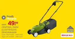 Praxis Central park elektrische grasmaaier aanbieding