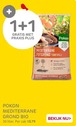 Praxis Pokon mediterrane grond bio aanbieding