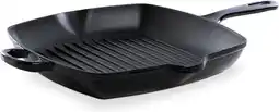 Bol.com BK Bourgogne grillpan Ø 26x26 cm - Gietijzer - Inductie - Zwart aanbieding