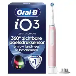 Etos Oral-B iO 3s Roze Elektrische Tandenborstel aanbieding
