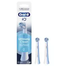 Etos Oral-B iO Ultimate Clean Opzetborstels Wit 2 Stuks aanbieding