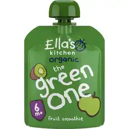 Etos Ella's Kitchen Bio Knijpfruit The Green One 90 gram aanbieding