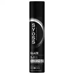 Etos Syoss Haarspray Glaze 300 ML aanbieding