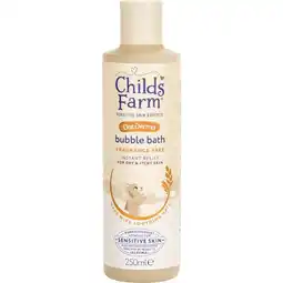 Etos Childs Farm OatDerma Bubble Bath Fragrance Free 250ml aanbieding