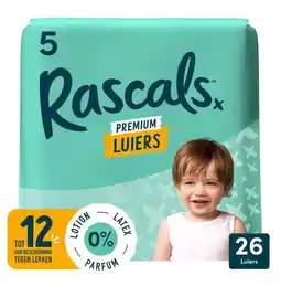 Etos Rascals Premium Luiers Maat 5 13-18 KG 26 stuks aanbieding