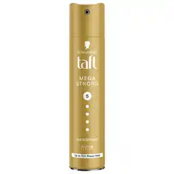 Etos Taft Haarspray Mega Strong 250 ML aanbieding