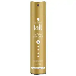 Etos Taft Haarspray Mega Strong 250 ML aanbieding