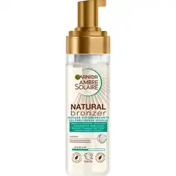 Etos Garnier Ambre Solaire Self Tan Mousse Zelfbruiner voor Lichaam & Gezicht 200ML aanbieding