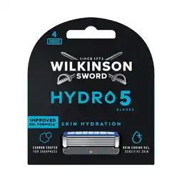 Etos Wilkinson Sword Hydro5 Blades 4 pack aanbieding