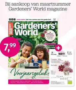 Bruna Bij aankoop van maartnummer Gardeners' World magazine aanbieding